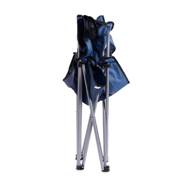 Folding Camping Chair With Cupholder Blue