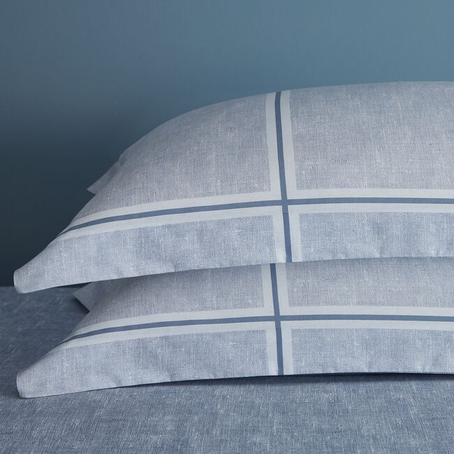 Lugh Oxford Pillowcase Pair - Chambray