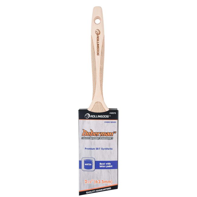 Doberman Beechwood Handle 2.5 Angled Paint Brush