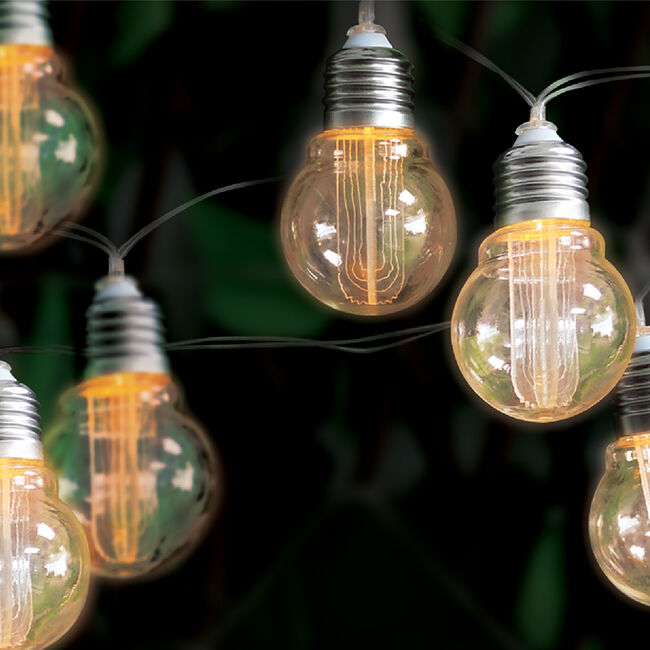 Incandescent Solar String Garden Lights