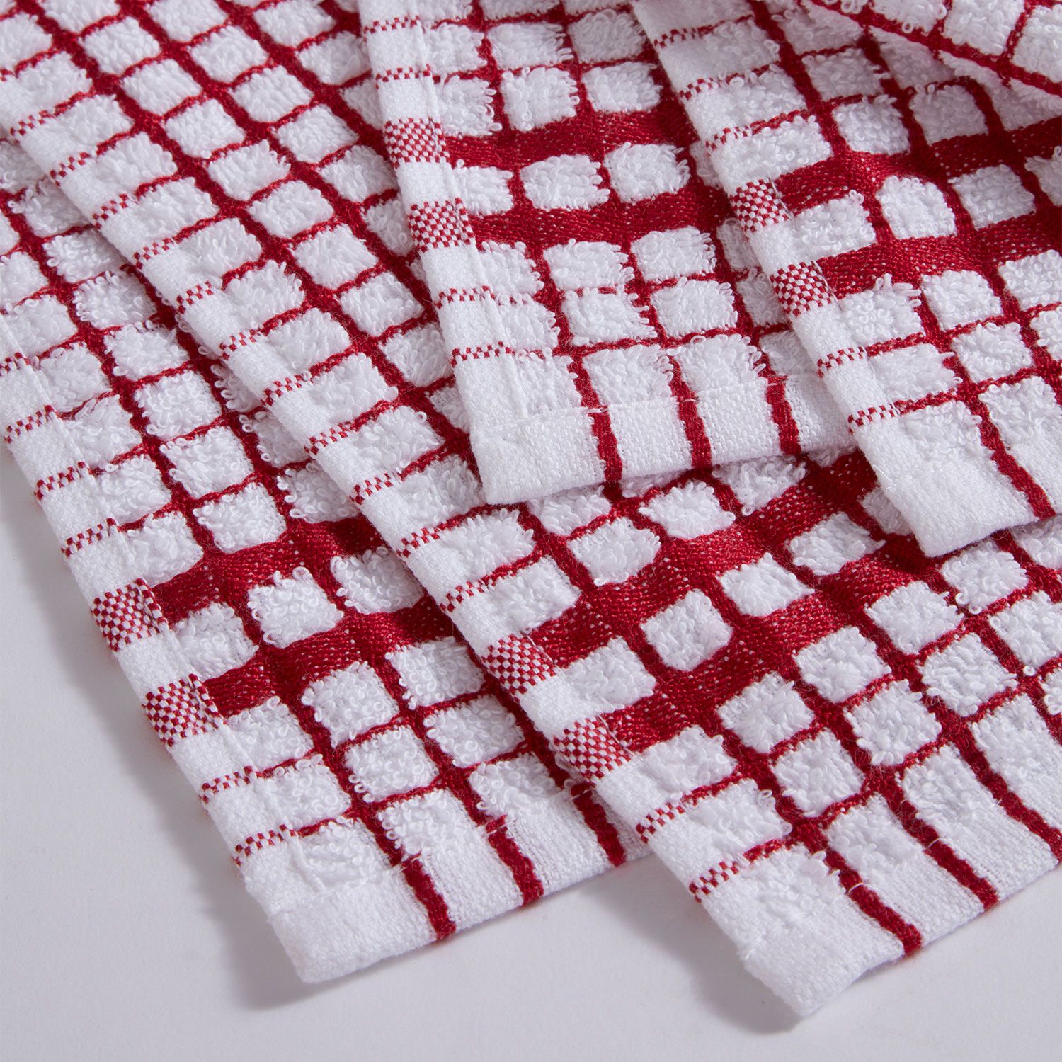 Red and white checkered dish clearance towels