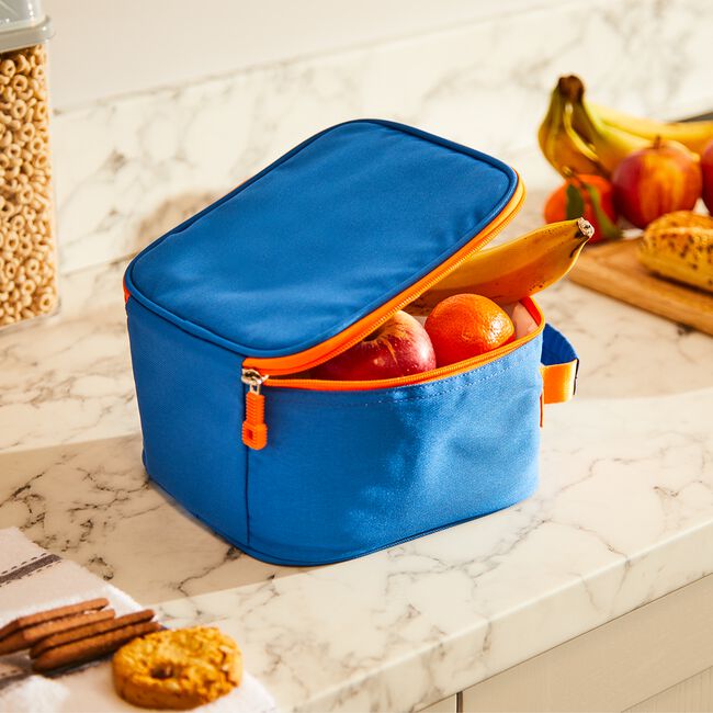 Kazoobi Blue/Orange Lunch Bag