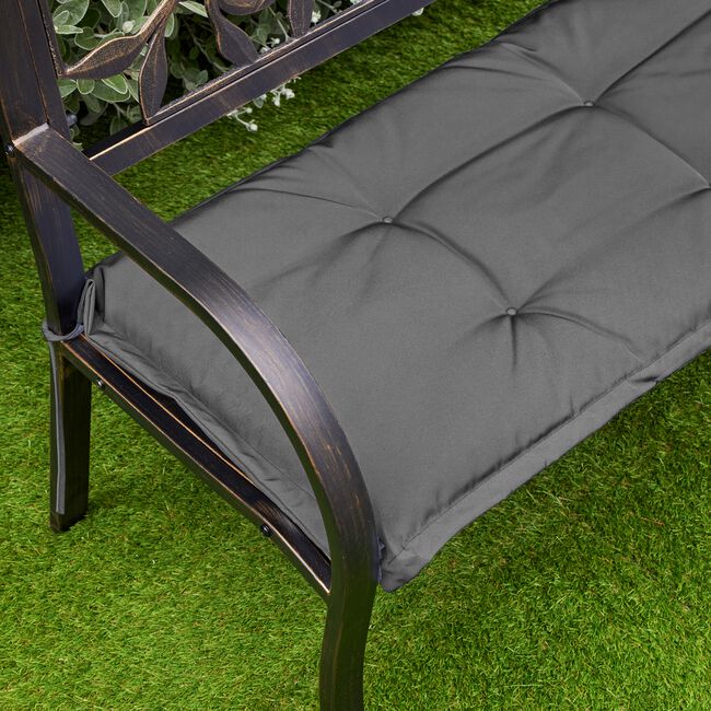 BENCH CUSHION GREY 50x120x5cm