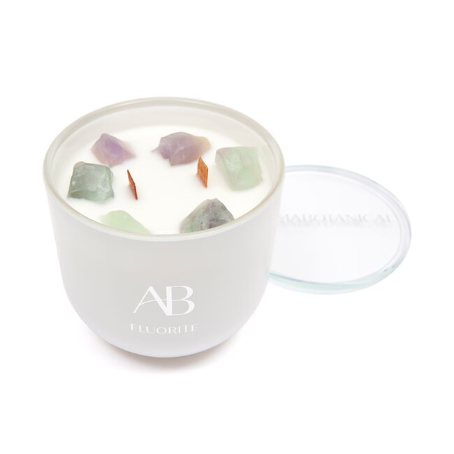 Aromabotanical Crystal Fluorite 2 Wick Candle