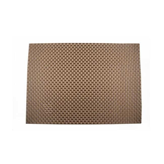 Tabby Weave Placemat - Gold