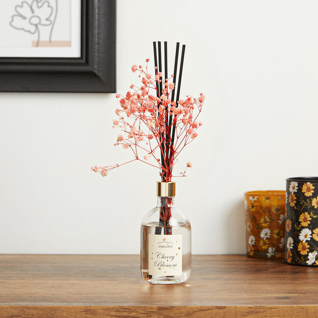 Ambianti Dried Flower Cherry Blossom Reed Diffuser