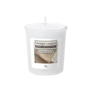 Yankee Candle Medium Jar White Linen & Lace