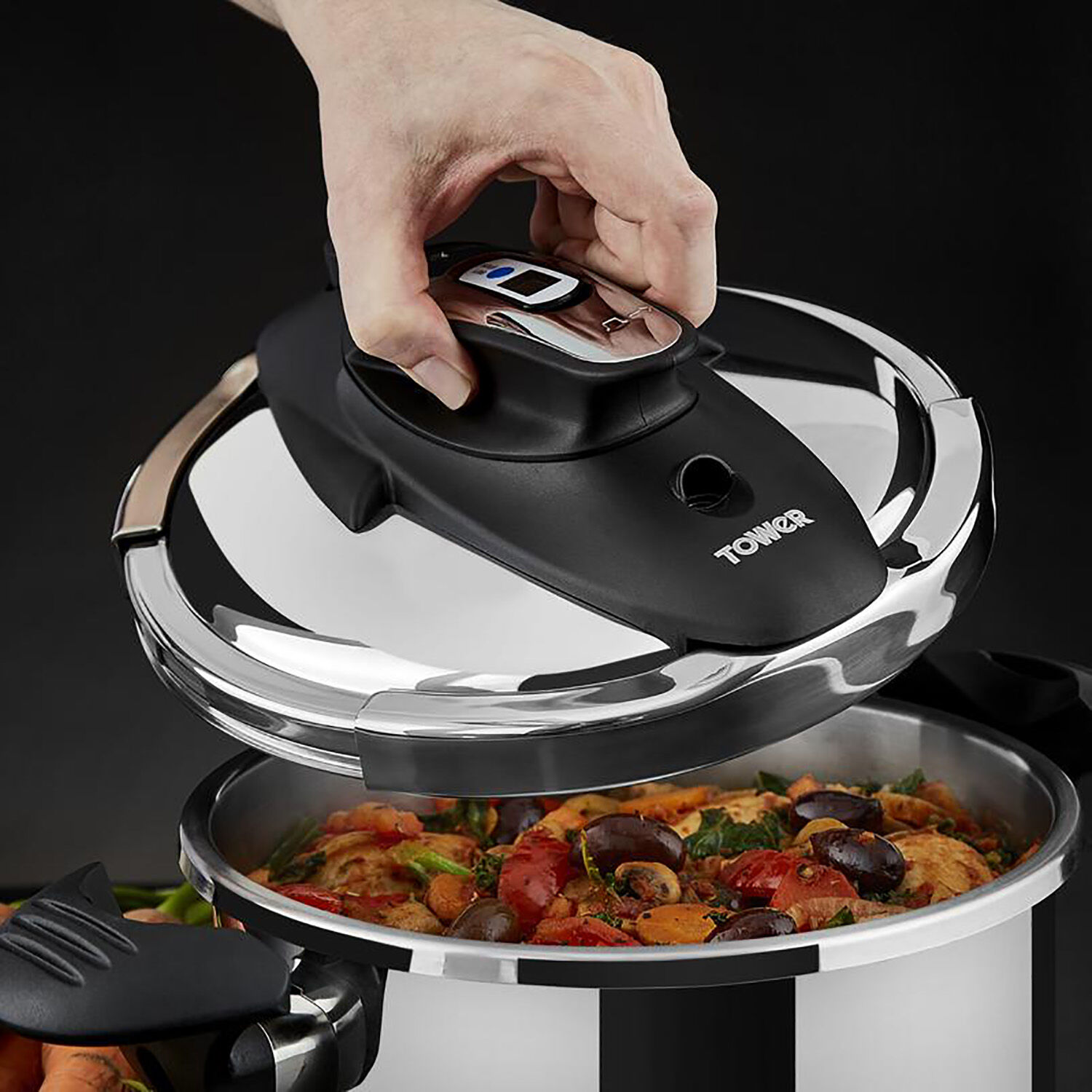 tower one touch ultima pressure cooker