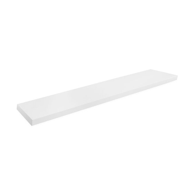 Bergen 120cm White Floating Wall Shelf