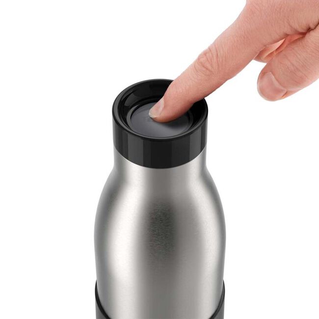 Tefal Bluedrop Sleeve 500ml Hydration Flask -Black