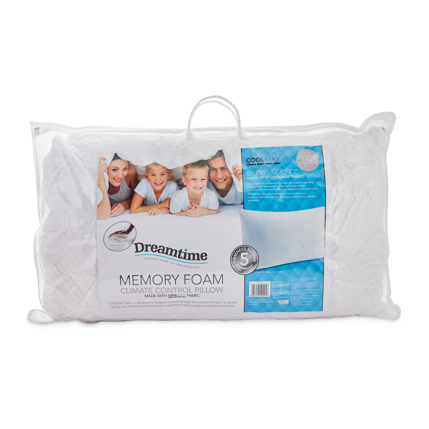 Memory Foam Pillow Dreamtime Coolmax Home Store More