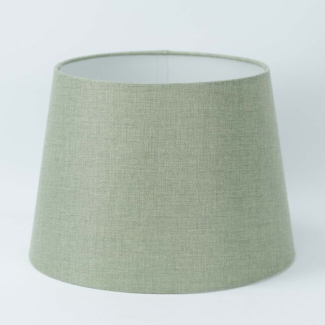 SAGE GREEN LINEN SHADE - 8"