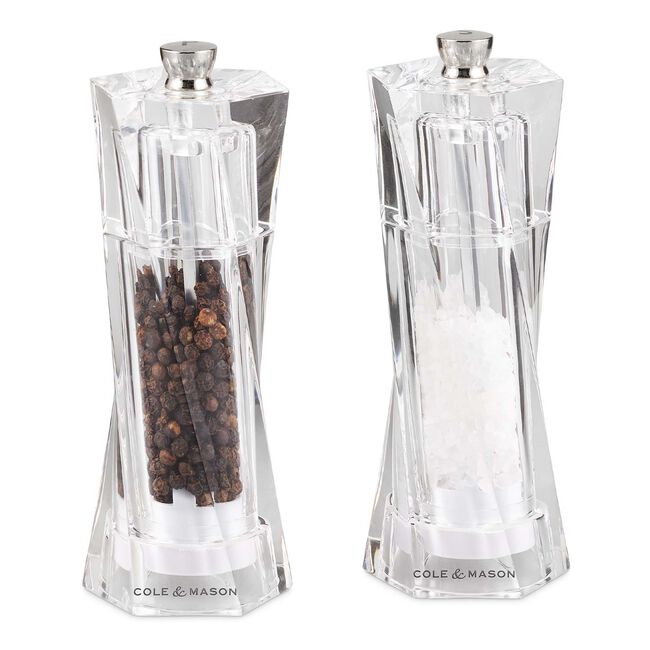 Cole & Mason Tap Salt and Pepper Grinder Set