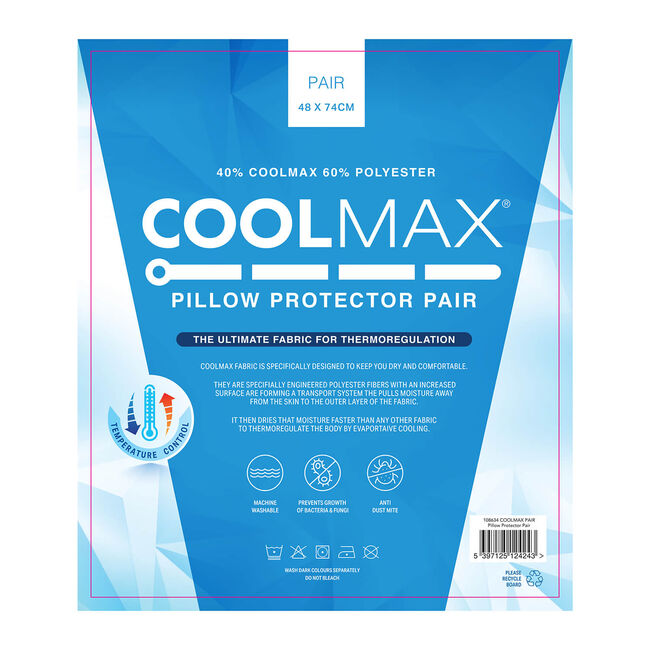 Coolmax Pillow Protector Pair