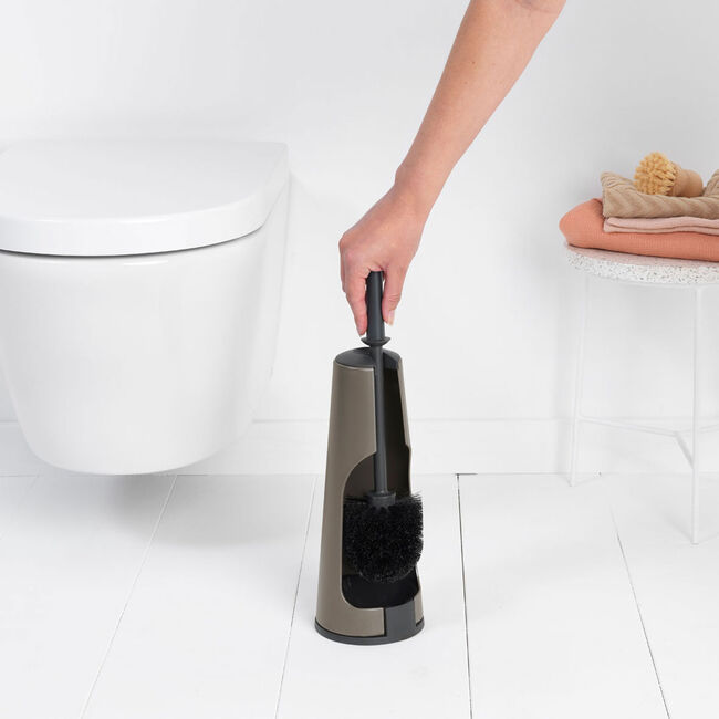 Brabantia Toilet Brush & Holder - Platinum