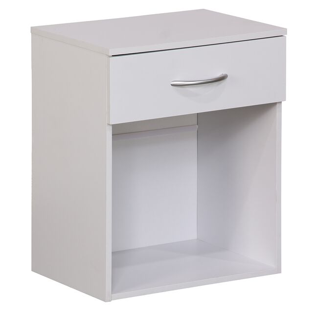 Mayfair White 1 Drawer Beside Locker