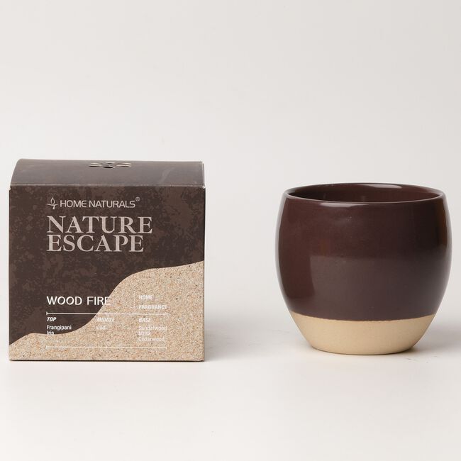 Nature Escape Wood Fire Candle