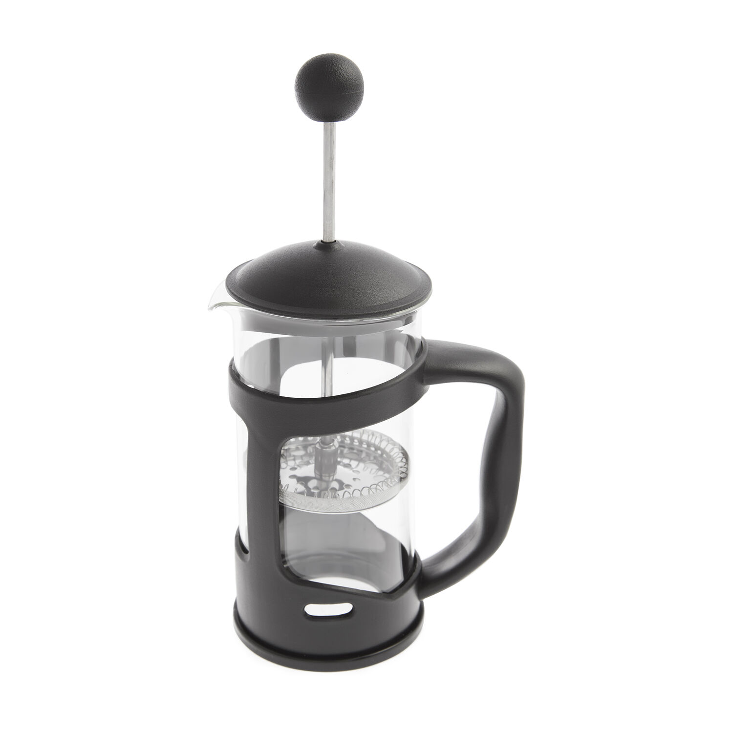 Glona Glass Cafetiere French Press 350ml Black