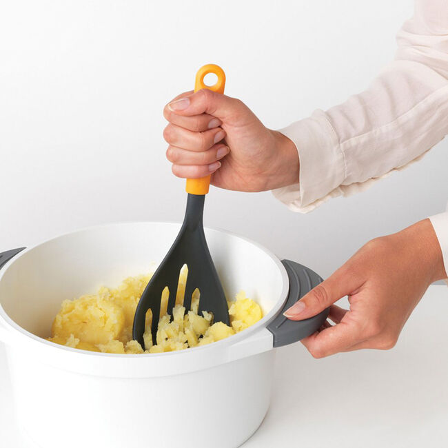 Brabantia Potato Masher w/ Spoon - Yellow