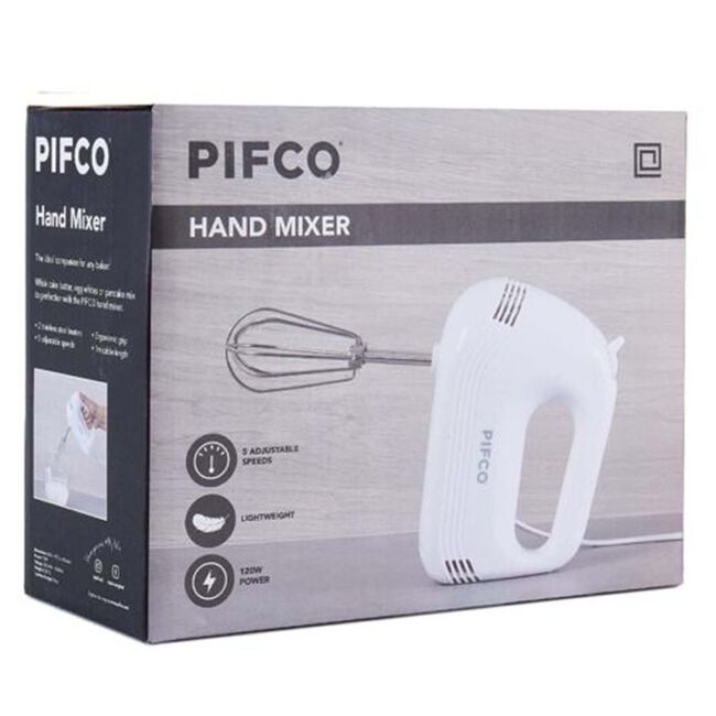 Pifco White Hand Mixer