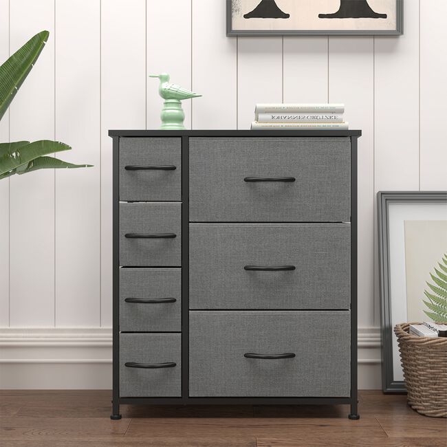 7 DRAWER UNIT Charcoal