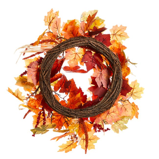 Autumn Maple Leaf Wreath