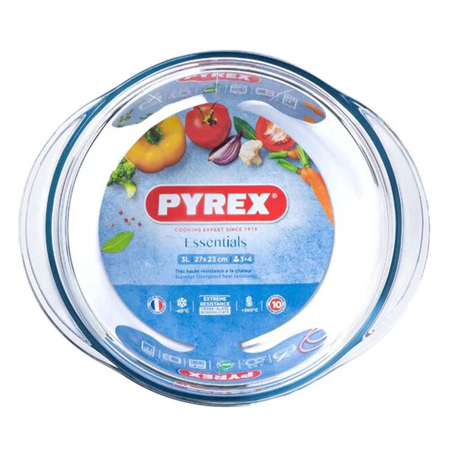 Pyrex® Classic Casserole Dish 2.2L+0.8L (3L)