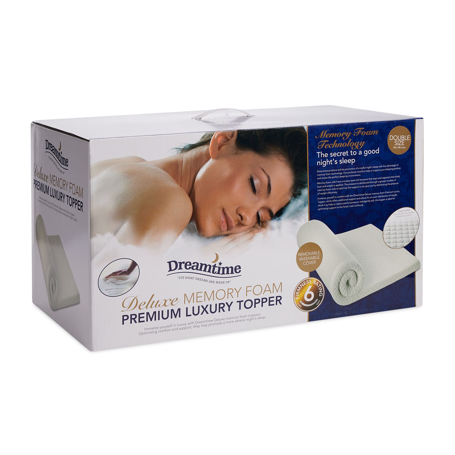 Dreamtime mattress clearance topper