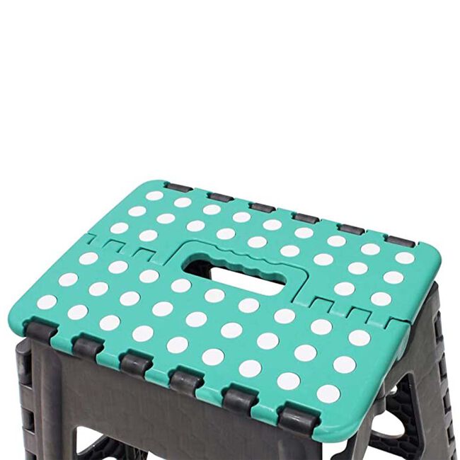 JVL Large Folding Step Stool Grey