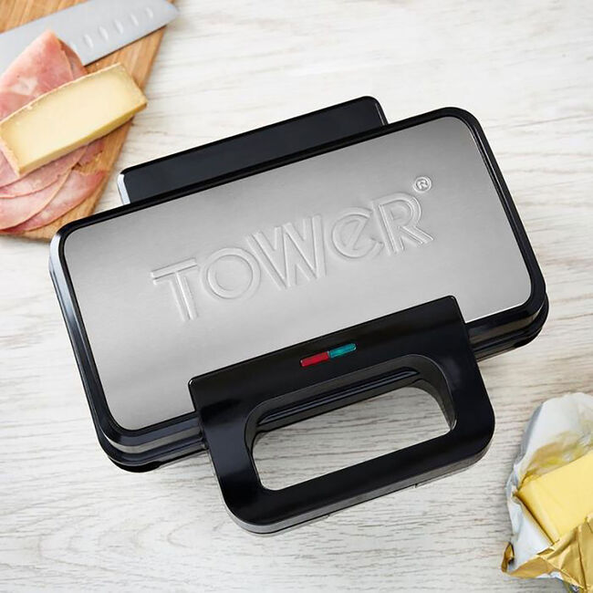 Tower Cerastone Deep Filled Sandwich Maker