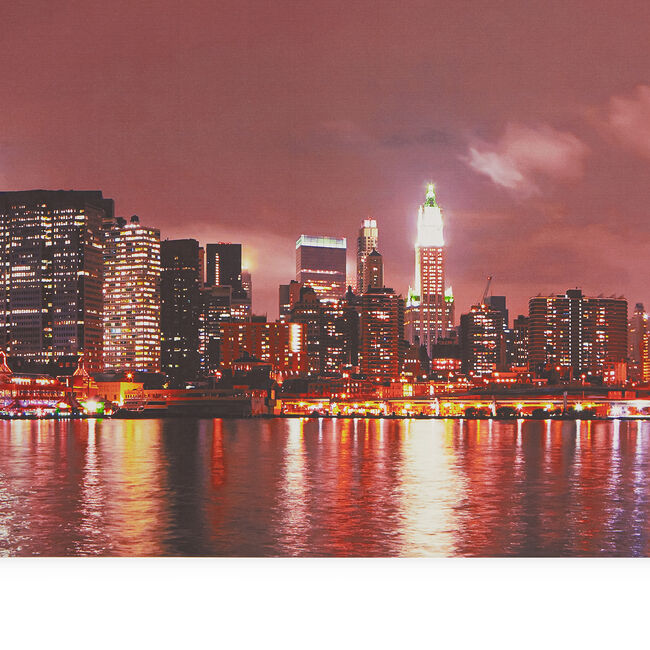 Manhattan Night Canvas 50cm x 100cm