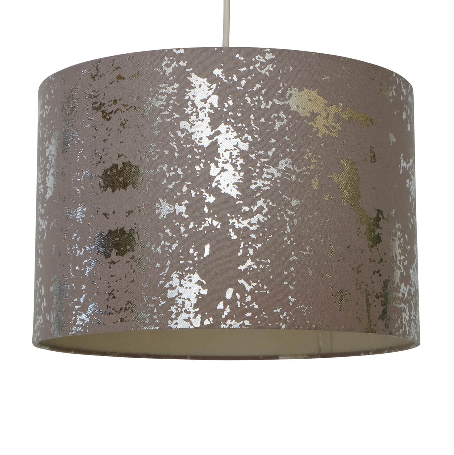 silver foil lamp shade