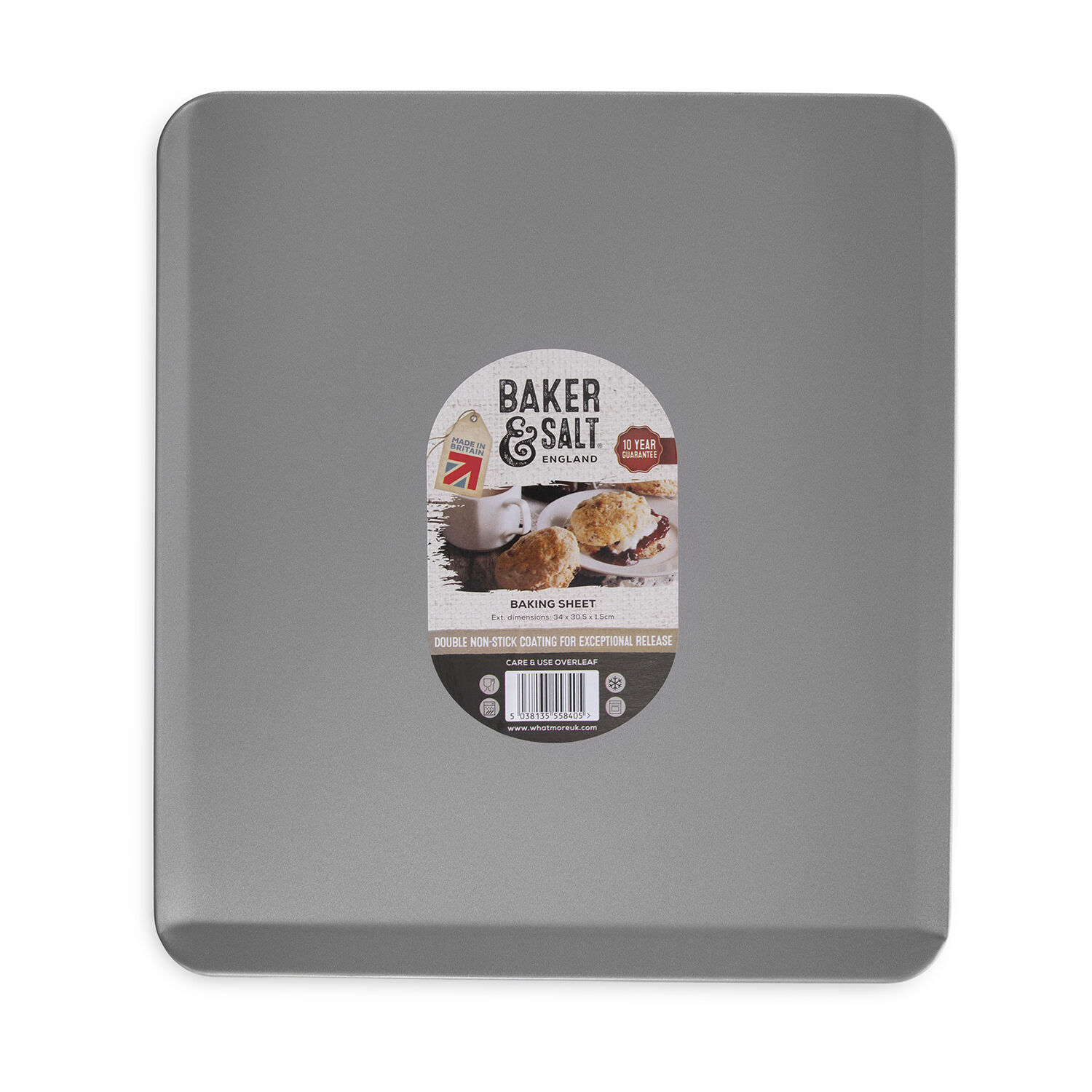 Baker & Salt Silver Baking Tray 34cm - Home Store + More