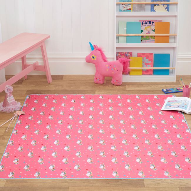 Splash Mat Unicorn 130cm x 130cm - Pink