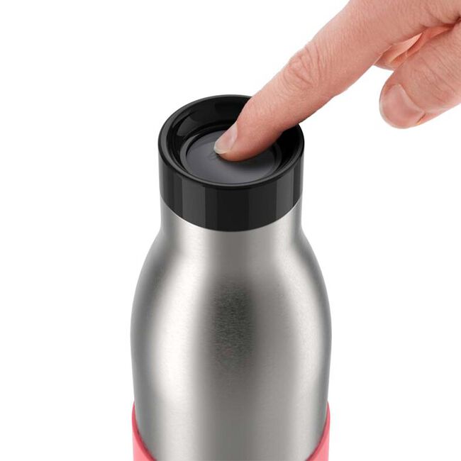 Tefal Bluedrop Sleeve 500ml Hydration Flask -Coral