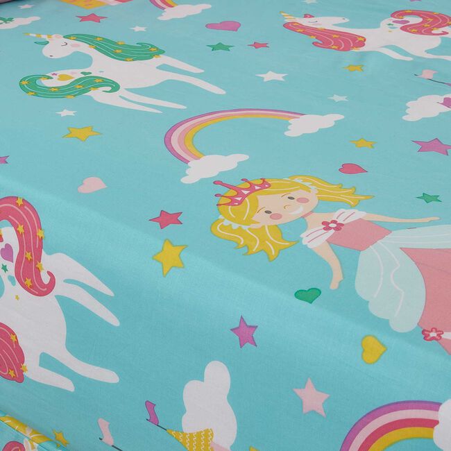 RAINBOW KINGDOM Junior Bed Fitted Sheet