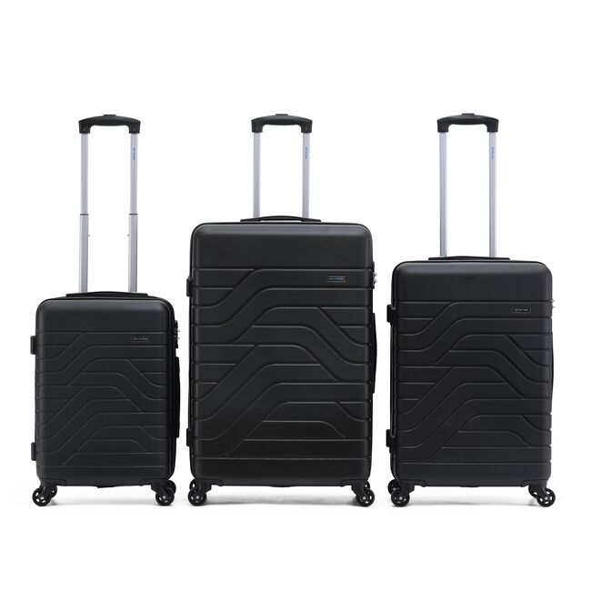 Large Lightweight Hardshell Luggage - Black