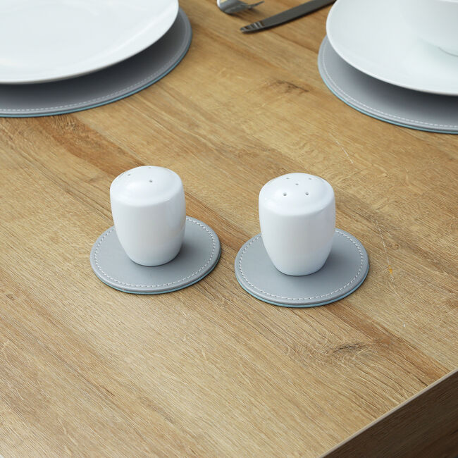 Abney & Croft White Salt & Pepper Pots