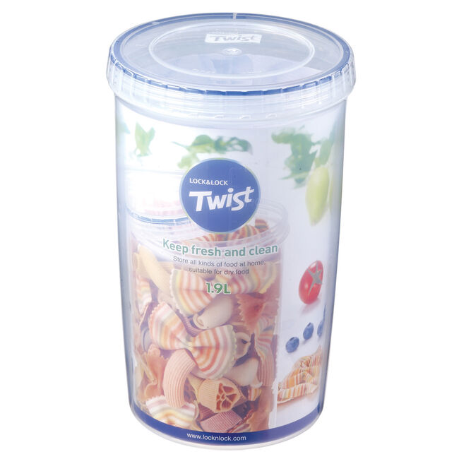 Lock & Lock Twist Round Container 1.9L