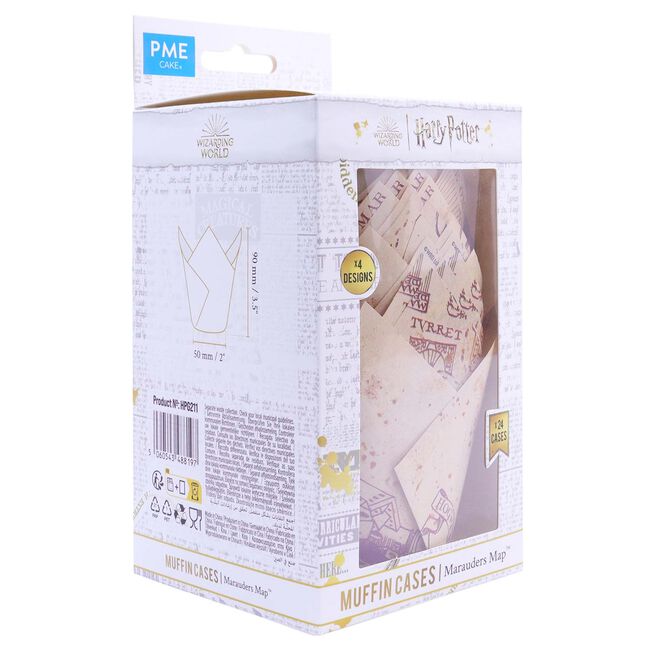 Harry Potter Marauders Map 24 Tulip Muffin Cases