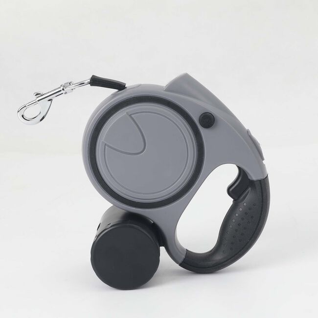 Retractable Pet Leash With Light & Bag Holder - 5M