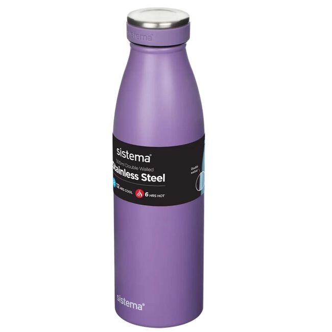 Sistema Stainless Steel Water Bottle Flask 500ml