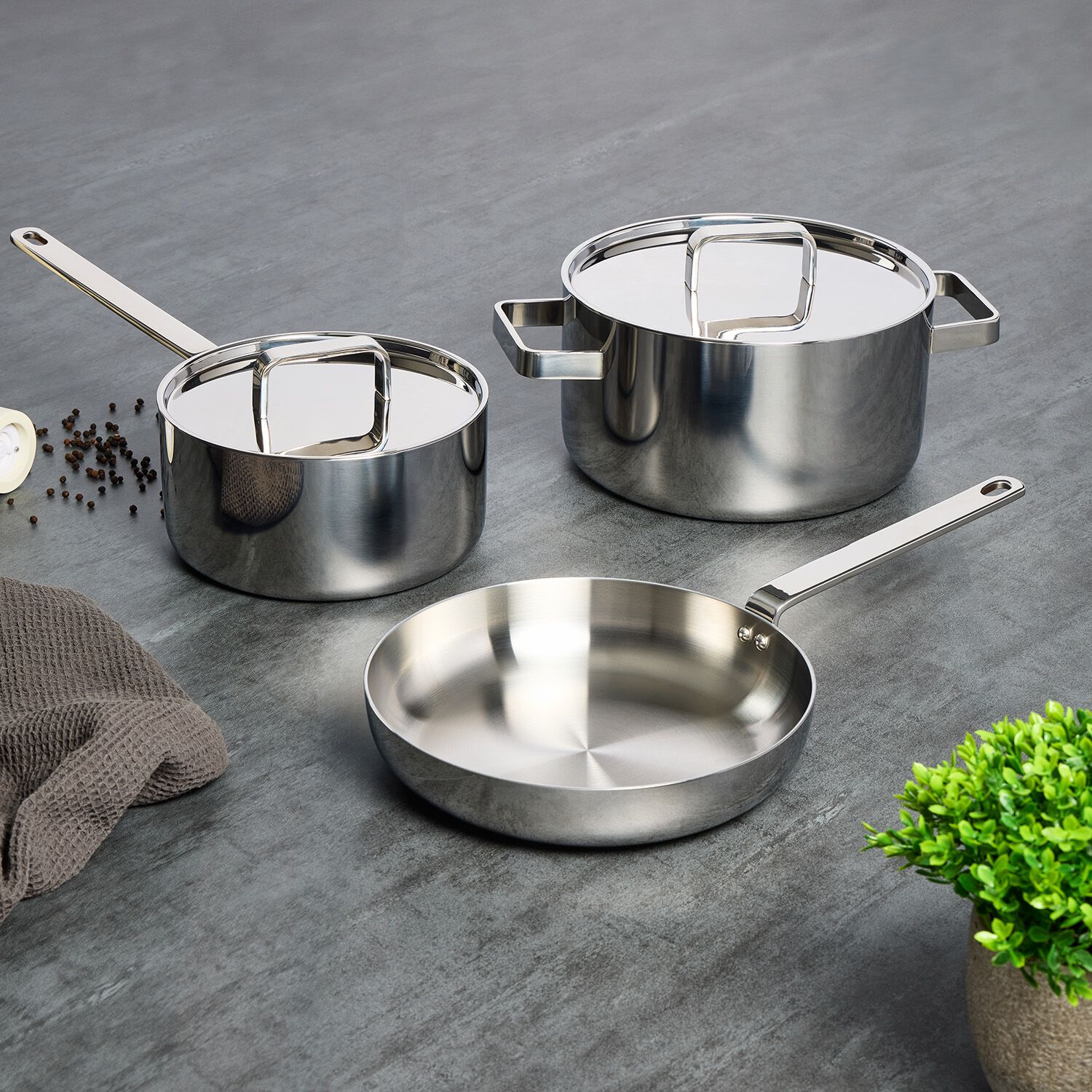 Tri on sale ply cookware