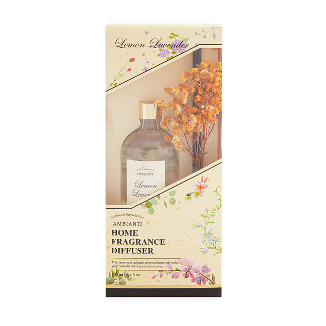 Ambianti Dried Flower Lemon Lavender Reed Diffuser