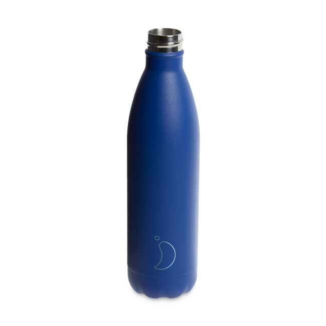 Chilly's Matte Blue 750ml Water Bottle Flask