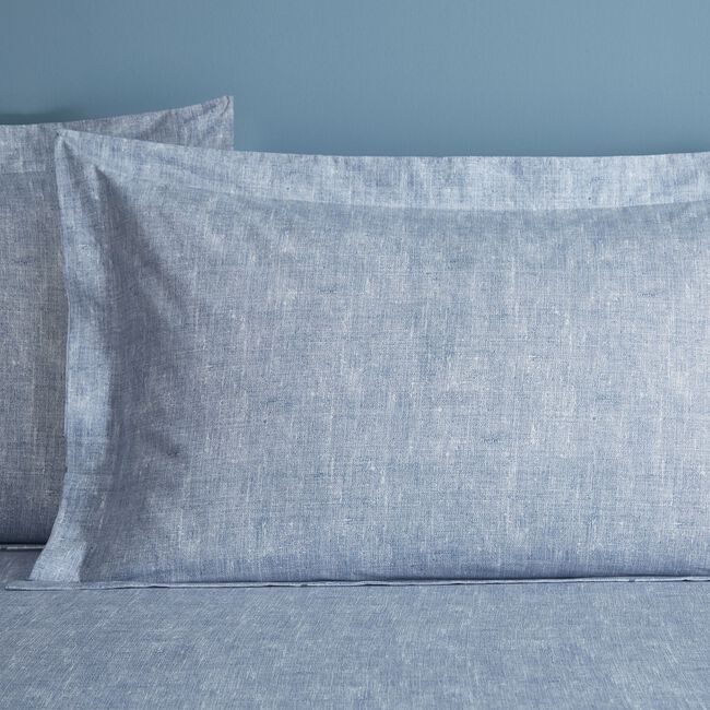 Lugh Oxford Pillowcase Pair - Chambray