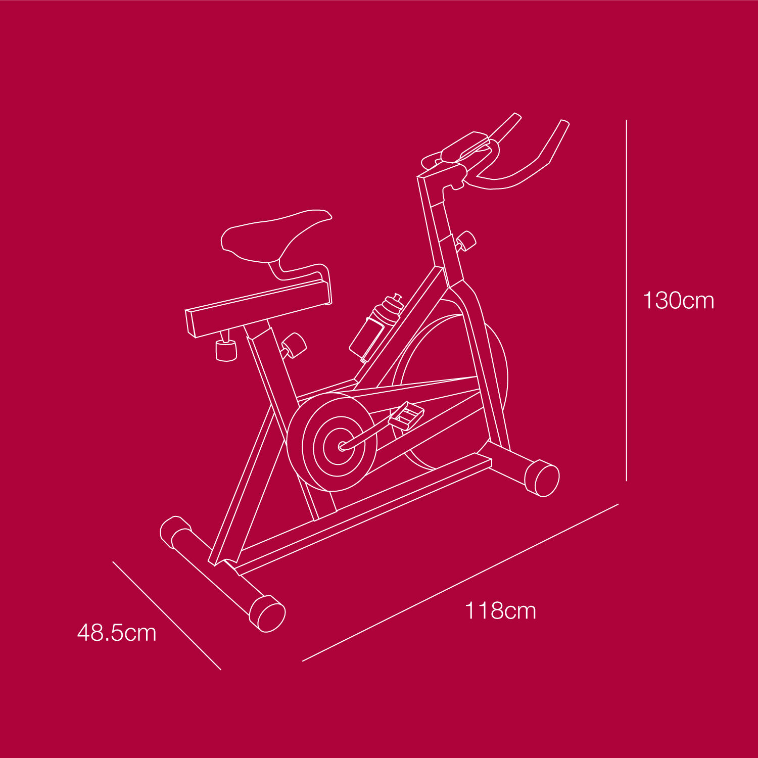 spin bike 18kg