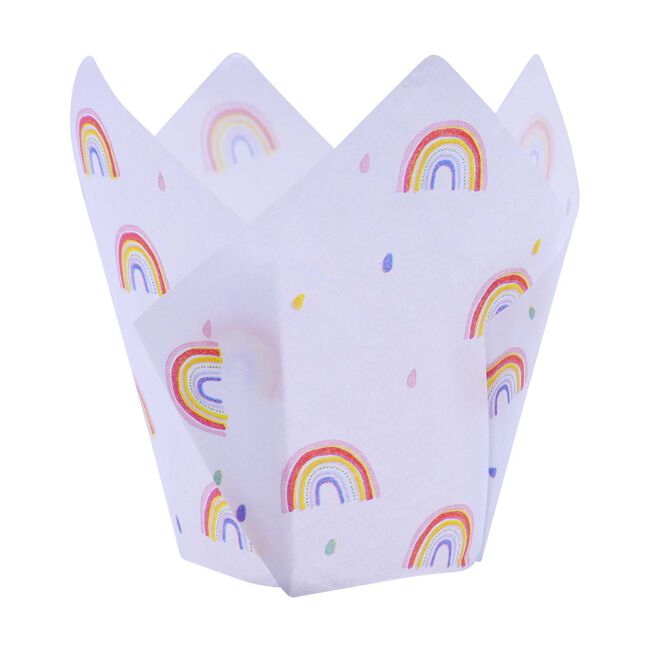 PME Rainbow 24 Tulip Muffin Cases