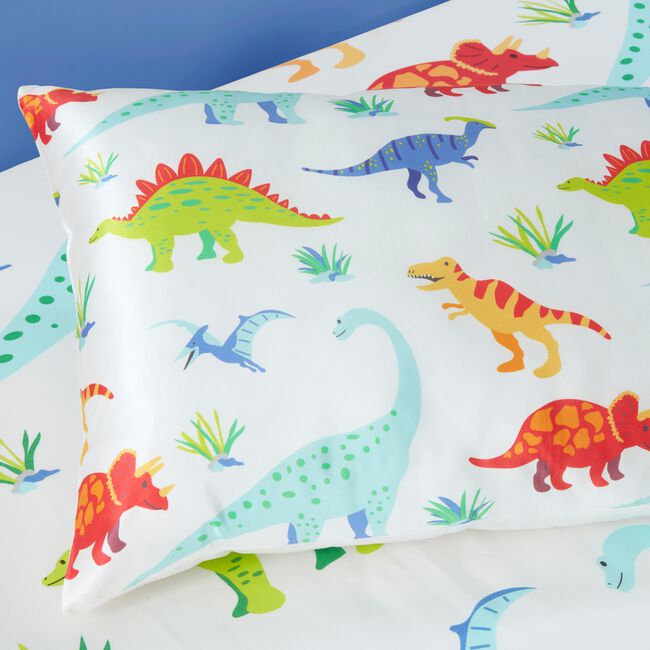 Silk Junior Pillowcase Dino Land 40cm x 60cm