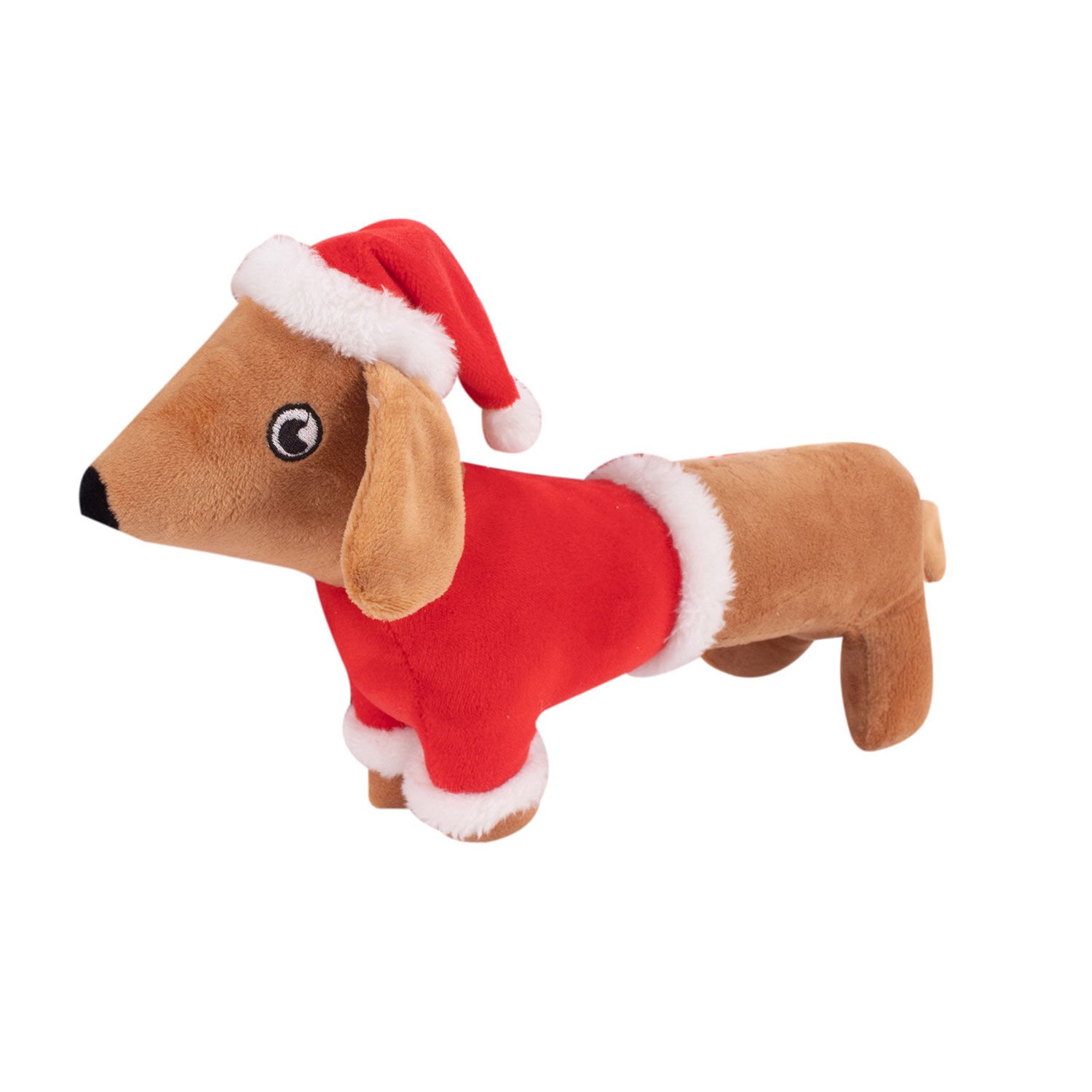 christmas sausage dog toy